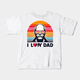 I love my dad Kids T-Shirt